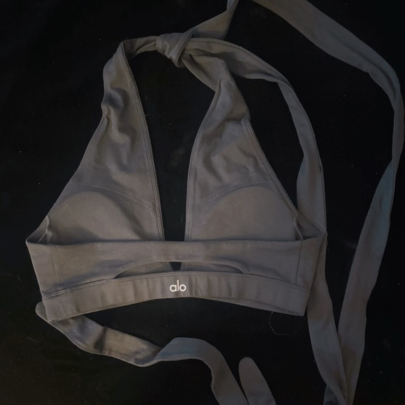 ALO Yoga Other - ALO Yoga Slate Gray Halter Bralette